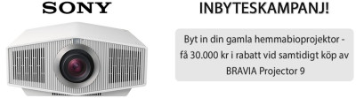 Sony Bravia projektor-inbytes-kampanj