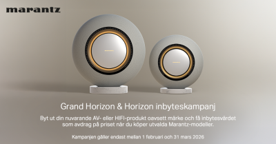 Inbyteskampanj Marantz Horizon & Grand Horizon