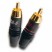 Supra RCA-6 PAIR RÖD/VIT