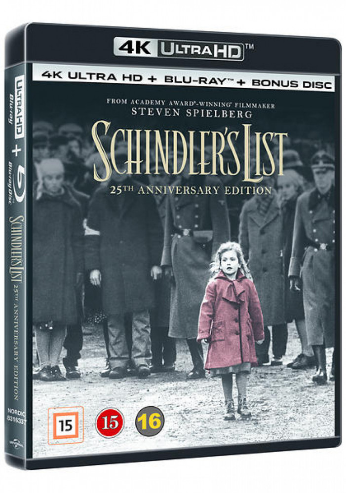 Schindlers List (4k) (UHD) TeleHå Radio TV