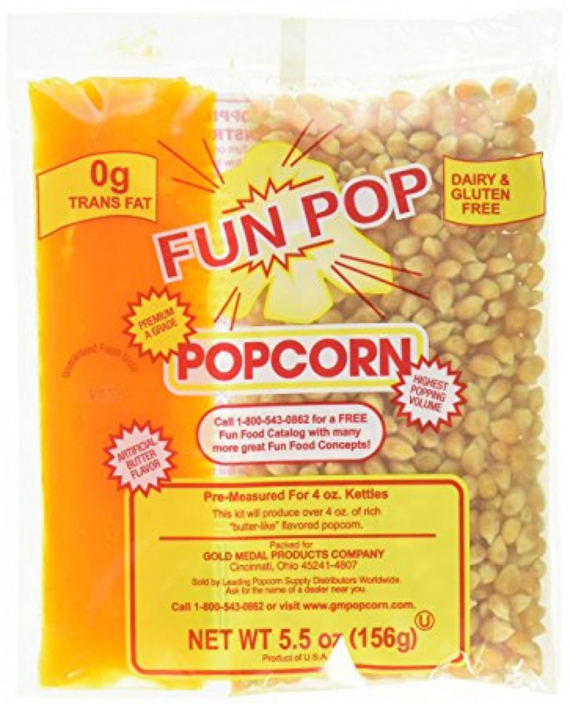 Köp Gold Medal Fun Pop Popcorn kit, 4 oz TeleHa.se